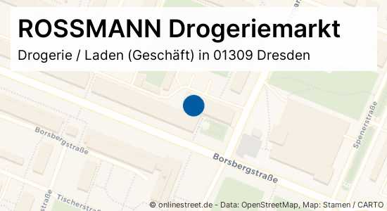 Rossmann Drogeriemarkt Borsbergstrasse In Dresden Striesen West Drogeriewaren