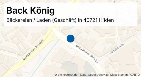 Back König Benrather Straße in Hilden Bäckereien, Laden (Geschäft)