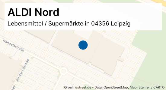 ALDI Nord Handelsstraße in LeipzigSeehausen Lebensmittel, Supermärkte