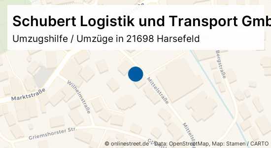 Schubert Logistik Und Transport Gmbh Mittelstrasse In Harsefeld Umzugshilfe Umzuge