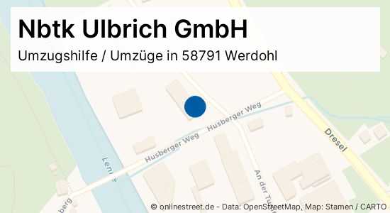 Nbtk Ulbrich Gmbh In Der Lacke In Werdohl Elverlingsen Umzugshilfe Umzuge