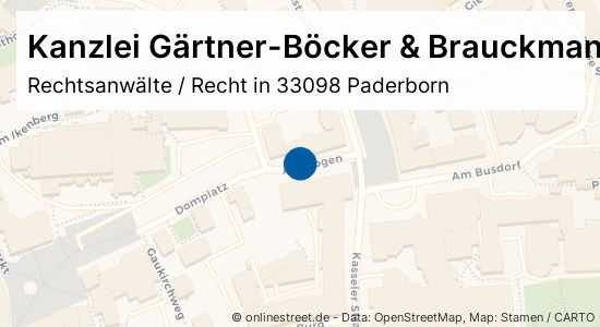 Kanzlei GärtnerBöcker & Brauckmann Am Bogen in PaderbornKernstadt