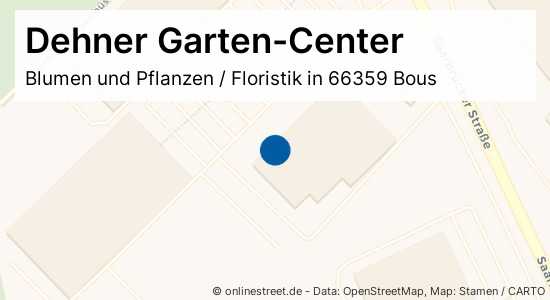 Dehner GartenCenter Saarbrücker Straße in Bous Blumen und Pflanzen