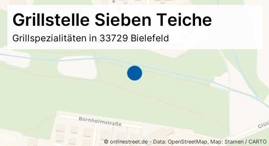 Grillstelle Sieben Teiche Halligstraße in BielefeldBrake