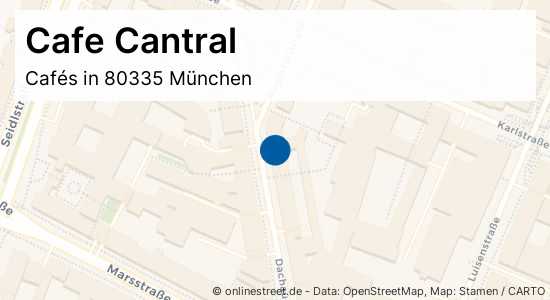 Cafe Cantral Dachauer Straße in MünchenMaxvorstadt