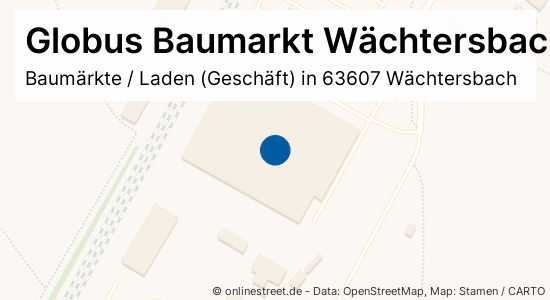 Globus Baumarkt Wächtersbach Industriestraße in Wächtersbach Baumärkte