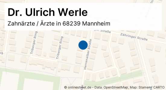 Dr. Ulrich Werle Herrenalber Straße in MannheimSeckenheim Zahnärzte