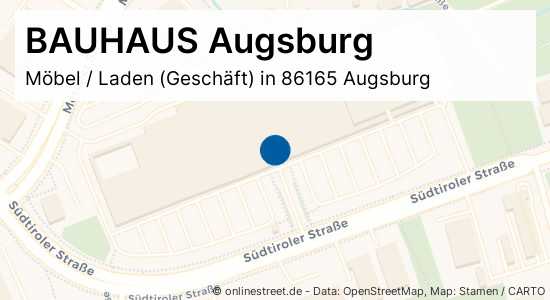 BAUHAUS Augsburg Südtiroler Straße in AugsburgLechhausen Möbel, Laden