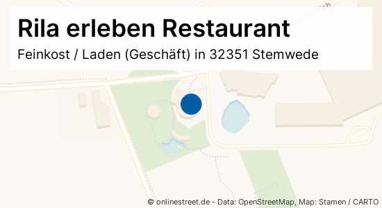 Rila erleben Restaurant Hinterm Teich in StemwedeLevern Feinkost