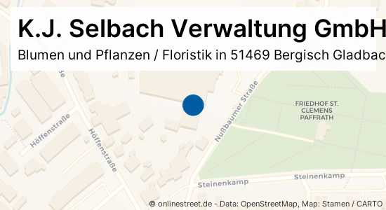 K.J. Selbach Verwaltung GmbH Nußbaumer Straße in Bergisch Gladbach