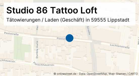 Studio 86 Tattoo Loft Poststraße in Lippstadt-Kernstadt: Tätowierungen,  Laden (Geschäft)