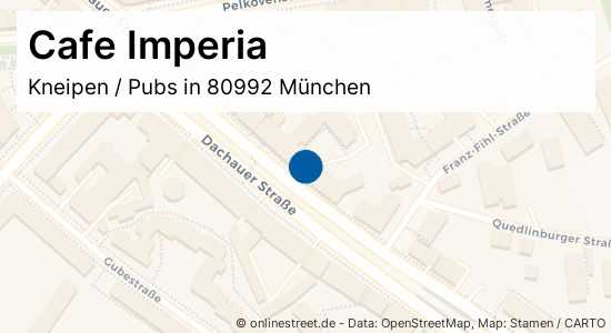 Cafe Imperia Dachauer Straße in MünchenAlt Moosach Kneipen, Pubs