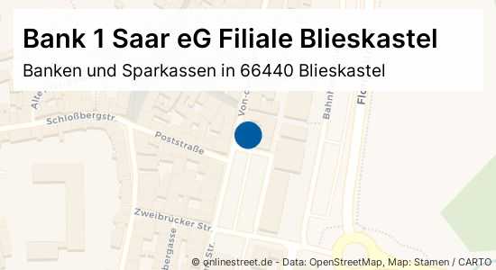 Bank 1 Saar Eg Filiale Blieskastel Paradeplatz In Blieskastel Banken Und Sparkassen