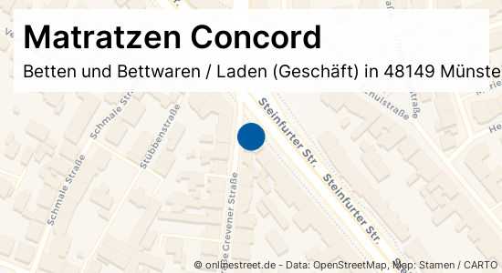 Matratzen Concord Steinfurter Straße in Münster-Wienburg ...