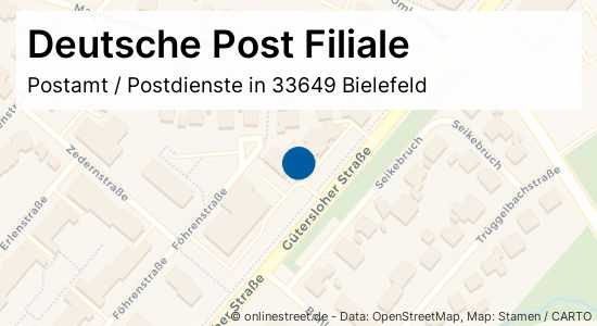 deutsche post bielefeld filiale