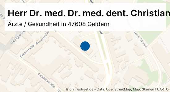 Herr Dr. med. Dr. med. dent. Christian Brüggenolte Ostwall in Geldern