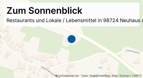 Zum Sonnenblick Hauptstr. in Neuhaus am RennwegScheibeAlsbach