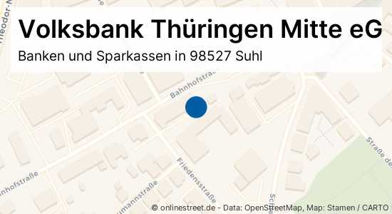 Gladys Udvalg slack vr bank Südthüringen eG Hauptstelle Suhl Bahnhofstraße in Suhl: Banken und  Sparkassen