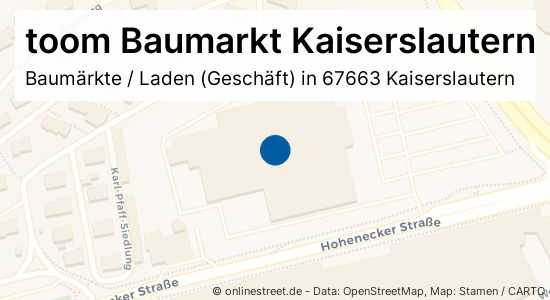 toom Baumarkt Kaiserslautern Hohenecker Straße in Kaiserslautern