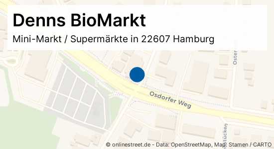 Denns BioMarkt Osdorfer Landstraße in HamburgGroß Flottbek MiniMarkt