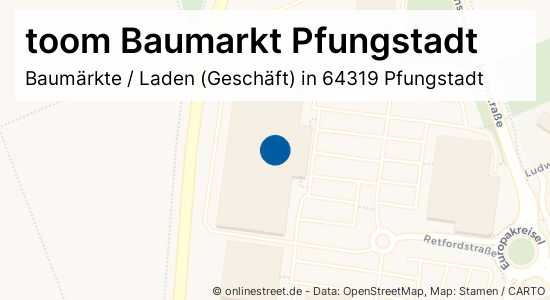toom Baumarkt Pfungstadt Mainstraße in Pfungstadt Baumärkte, Laden