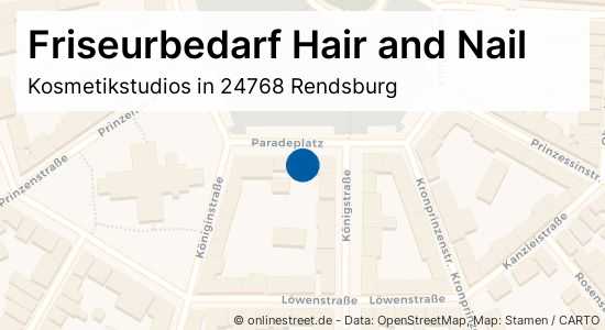 Friseurbedarf Hair and Nail Königstraße in Rendsburg: Kosmetikstudios
