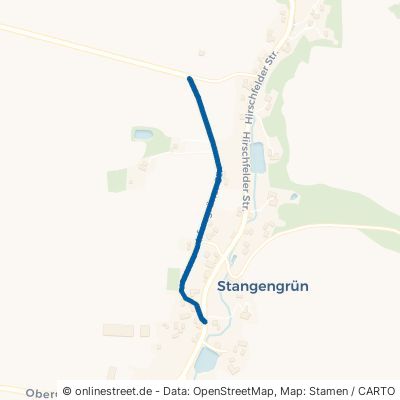 Irfersgrüner Straße Kirchberg Stangengrün 