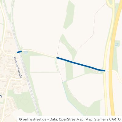 Neue Straße Oerlenbach Ebenhausen 