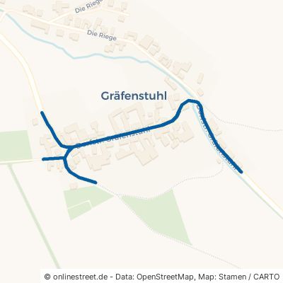 Dorfstraße Gräfenstuhl Mansfeld Vatterode 