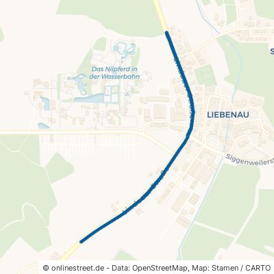 Lindauer Straße Meckenbeuren Liebenau 