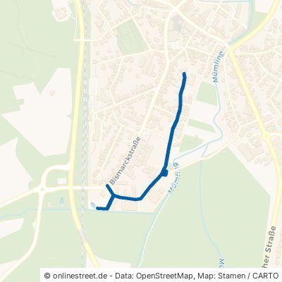 Pestalozzistraße Höchst im Odenwald Dusenbach