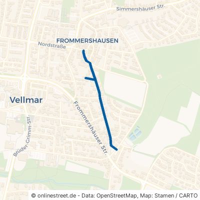 Hermann-Schafft-Straße Vellmar Frommershausen 
