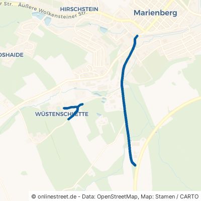 Reitzenhainer Straße Marienberg 
