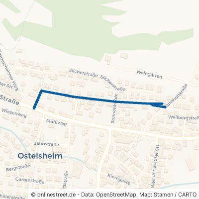 Sonnenbergstraße Ostelsheim 
