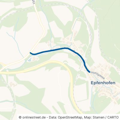 Kommentalstraße Blumberg Epfenhofen 