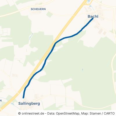 Sallingberger Straße Rohr im NB Bachl 
