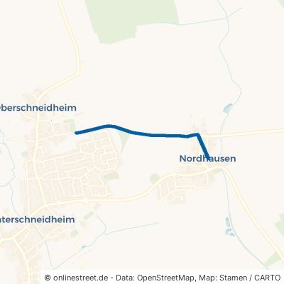 Oberschneidheimer Weg Unterschneidheim Nordhausen 
