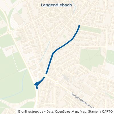 Hanauer Straße Erlensee Langendiebach 