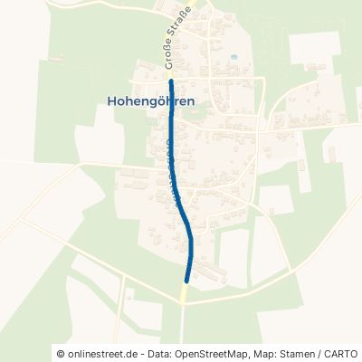 Große Straße Hohengöhren Hohengöhren 