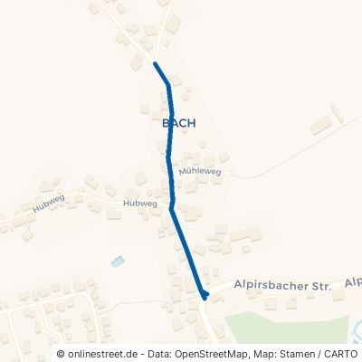 Bacher Straße Aichhalden Rötenberg 
