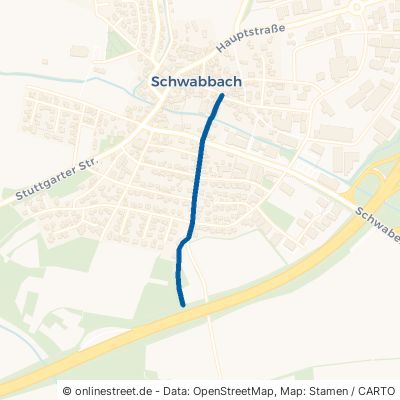 Schwarzenbergstraße Bretzfeld Schwabbach 