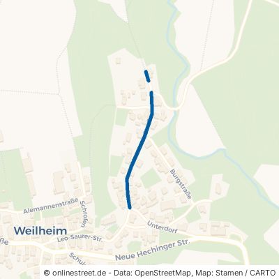 Hausener Straße Hechingen Weilheim 