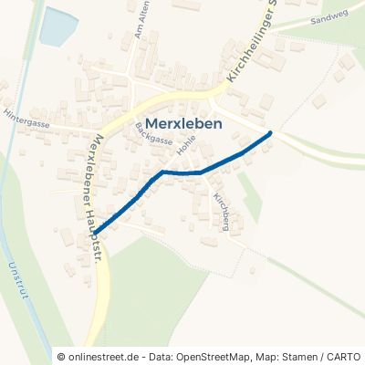 Alte Tennstedter Straße Bad Langensalza Merxleben 