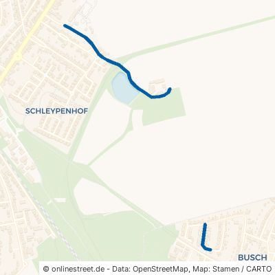Buschhofer Weg Alsdorf Busch 