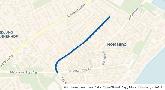 Saarstraße Duisburg Alt-Homberg Homberg-Ruhrort-Baerl