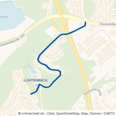Lüntenbecker Weg Wuppertal Vohwinkel 