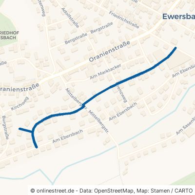 Heidfeldstraße Dietzhölztal Ewersbach 