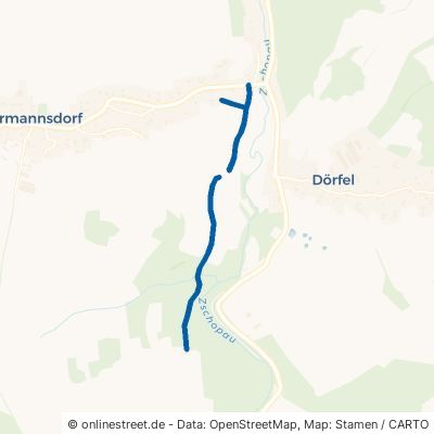 Zschopauweg Elterlein Hermannsdorf 