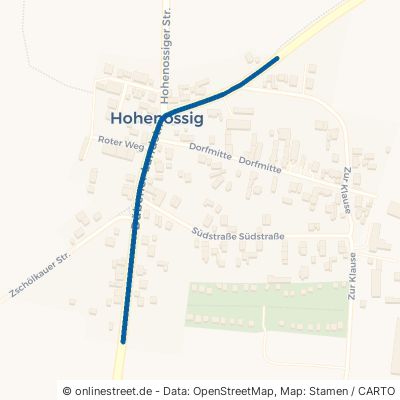 Dübener Landstraße Krostitz Hohenossig 