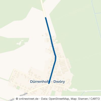 Kuschkower Straße Märkische Heide Dürrenhofe 